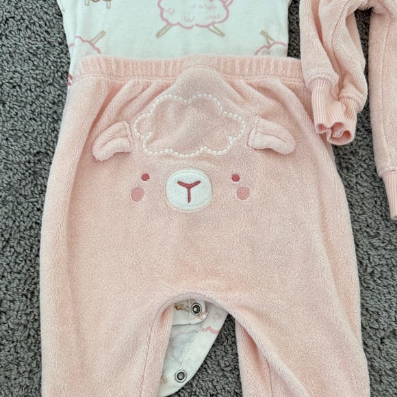 Carter's Pink Sheep Matching Set - Picture 2 of 6